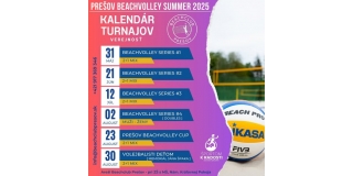 Kalendár turnajov pre verejnosť 2025
