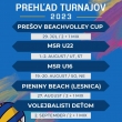 Kalendár turnajov v plážovom volejbale na sezónu 2023